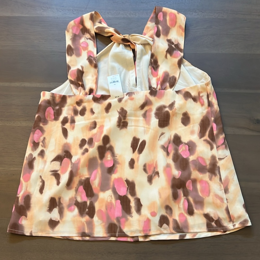 Twist Front Halter Blouse - size XS NWT - Picture 6 of 8